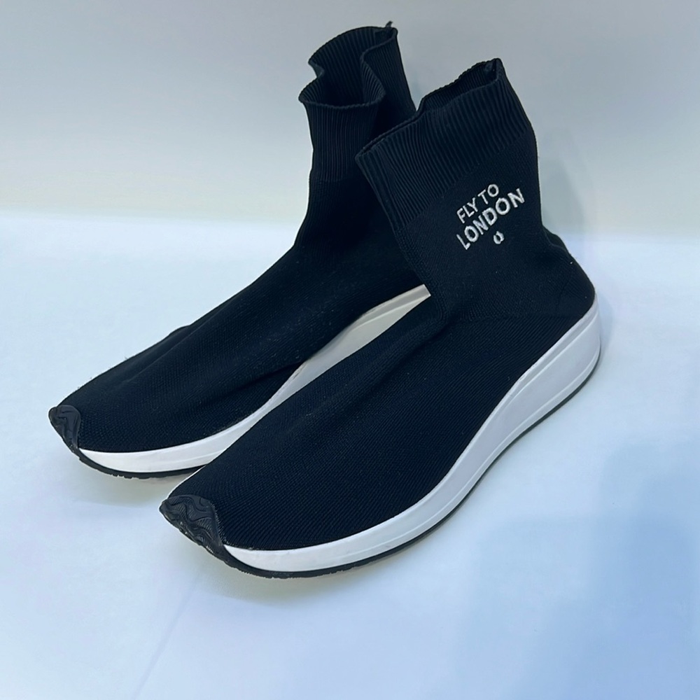 Joshua Sanders  Fly to London Black Athletic Shoes woman’s EU41/US10 New (S-42)